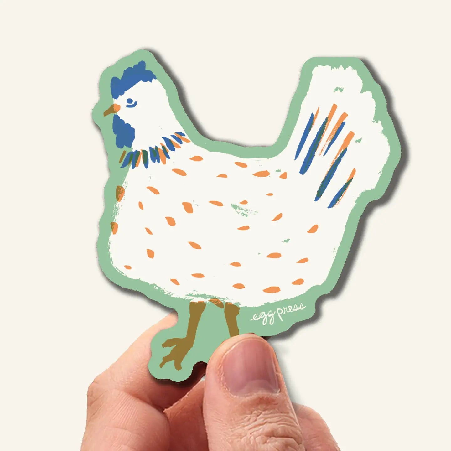 Spring Chicken Vinyl Sticker