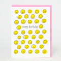 Smileys Birthday Letterpress Greeting Card