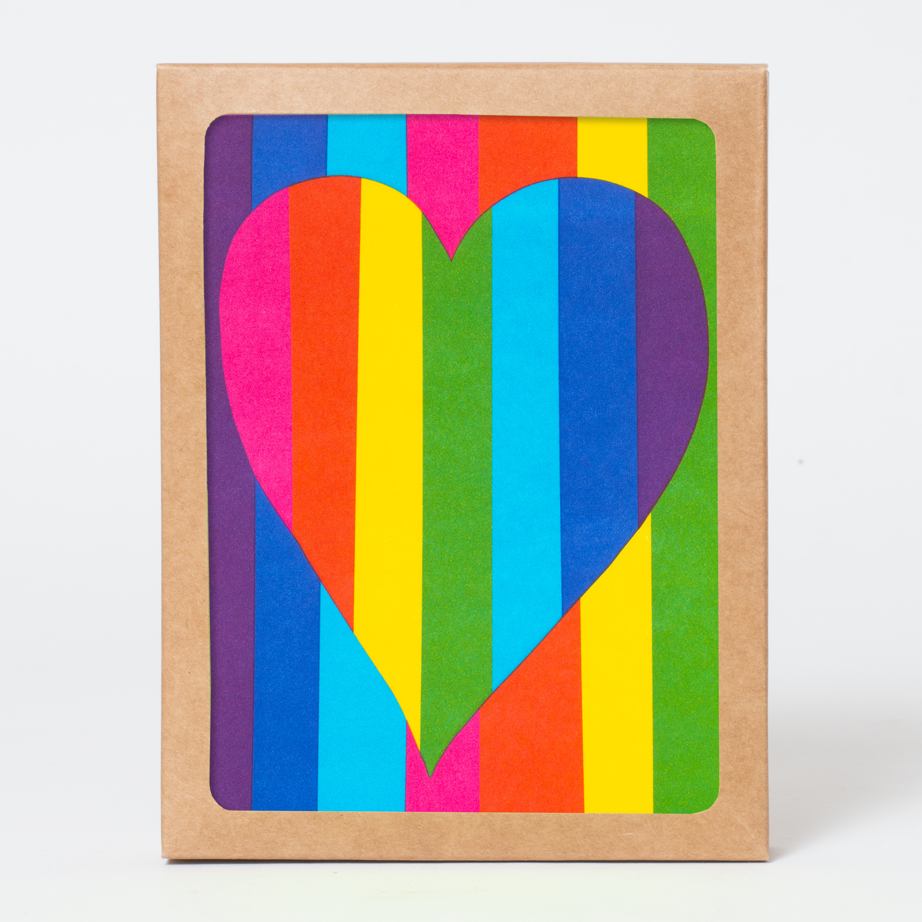 Rainbow Heart Greeting Card Box Set