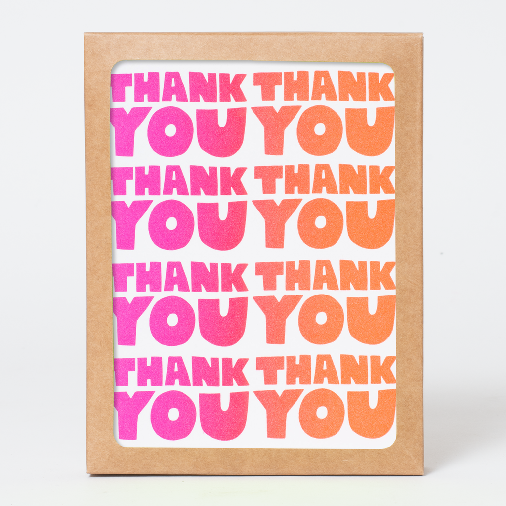 Thank You On Repeat Greeting Card Box Set