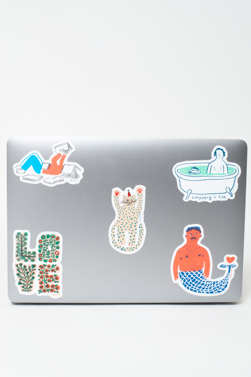 Everything Is Fine Bathtub Vinyl Sticker