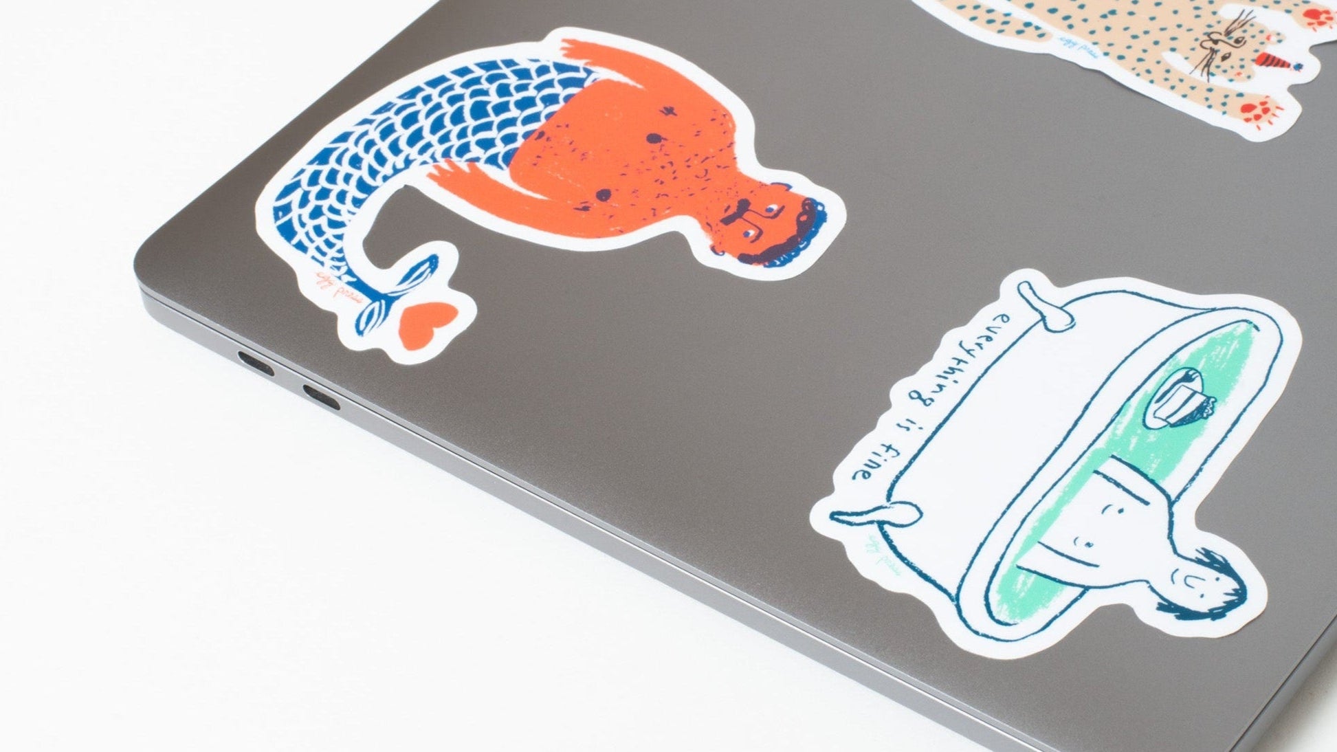 Hairy Merman Vinyl Sticker