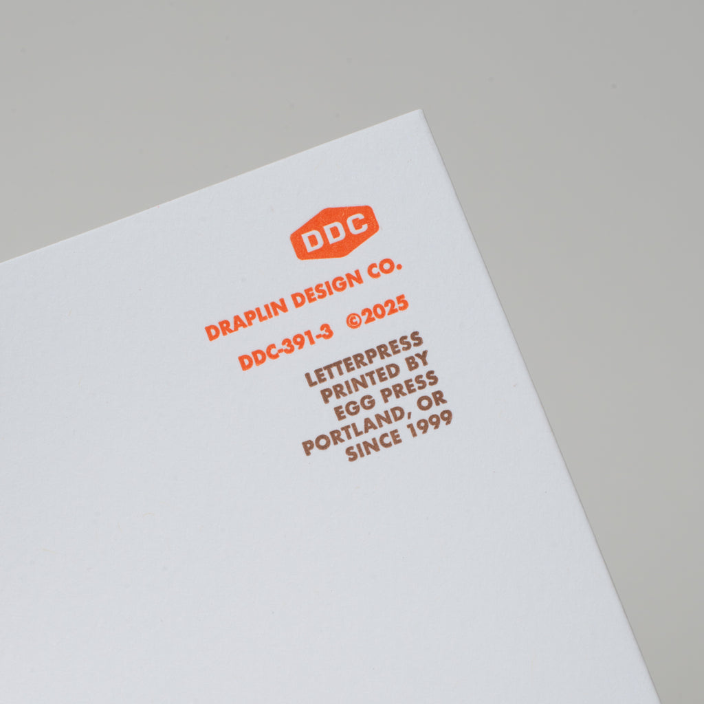 California State Letterpress Greeting Card