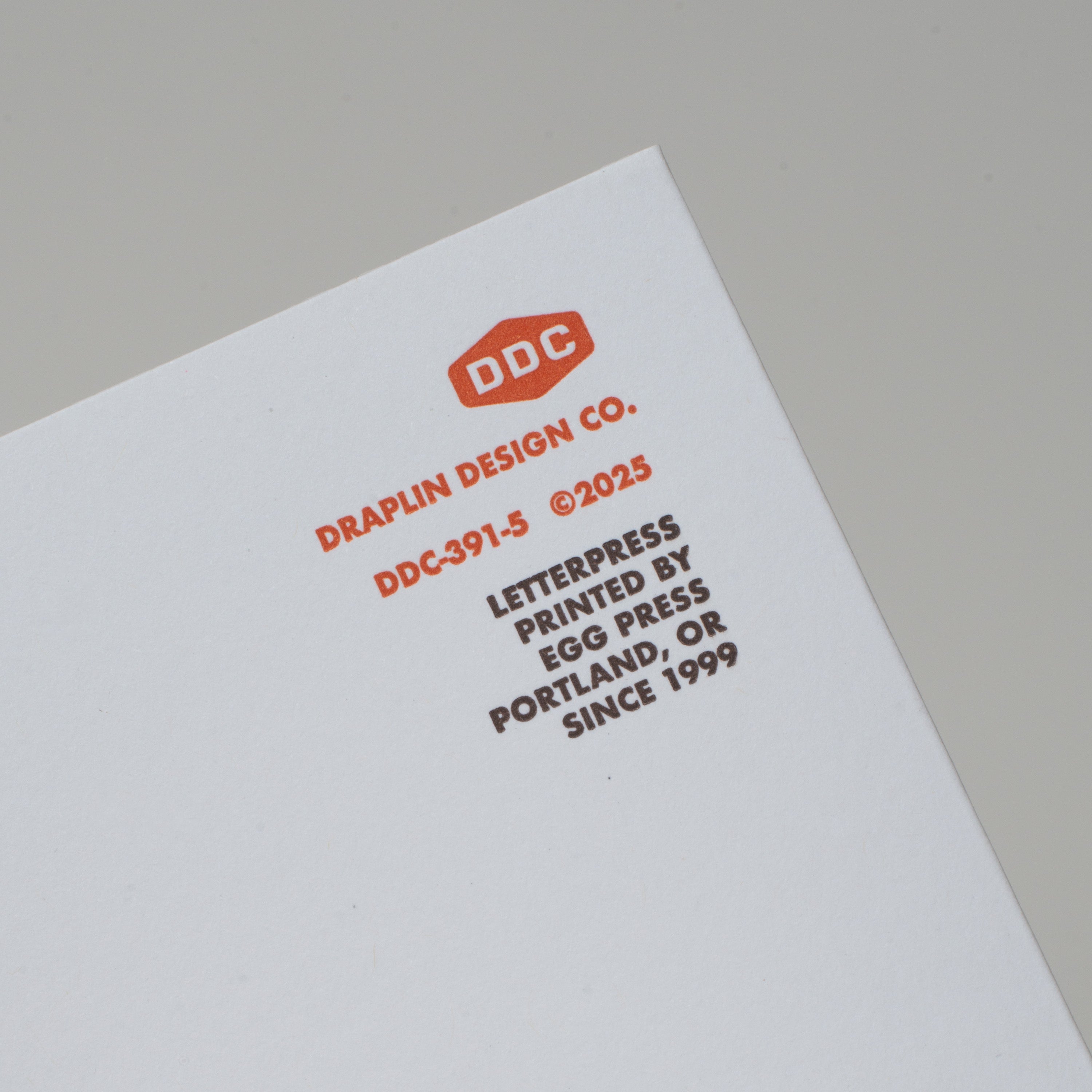 Texas State Letterpress Greeting Card by Aaron Draplin