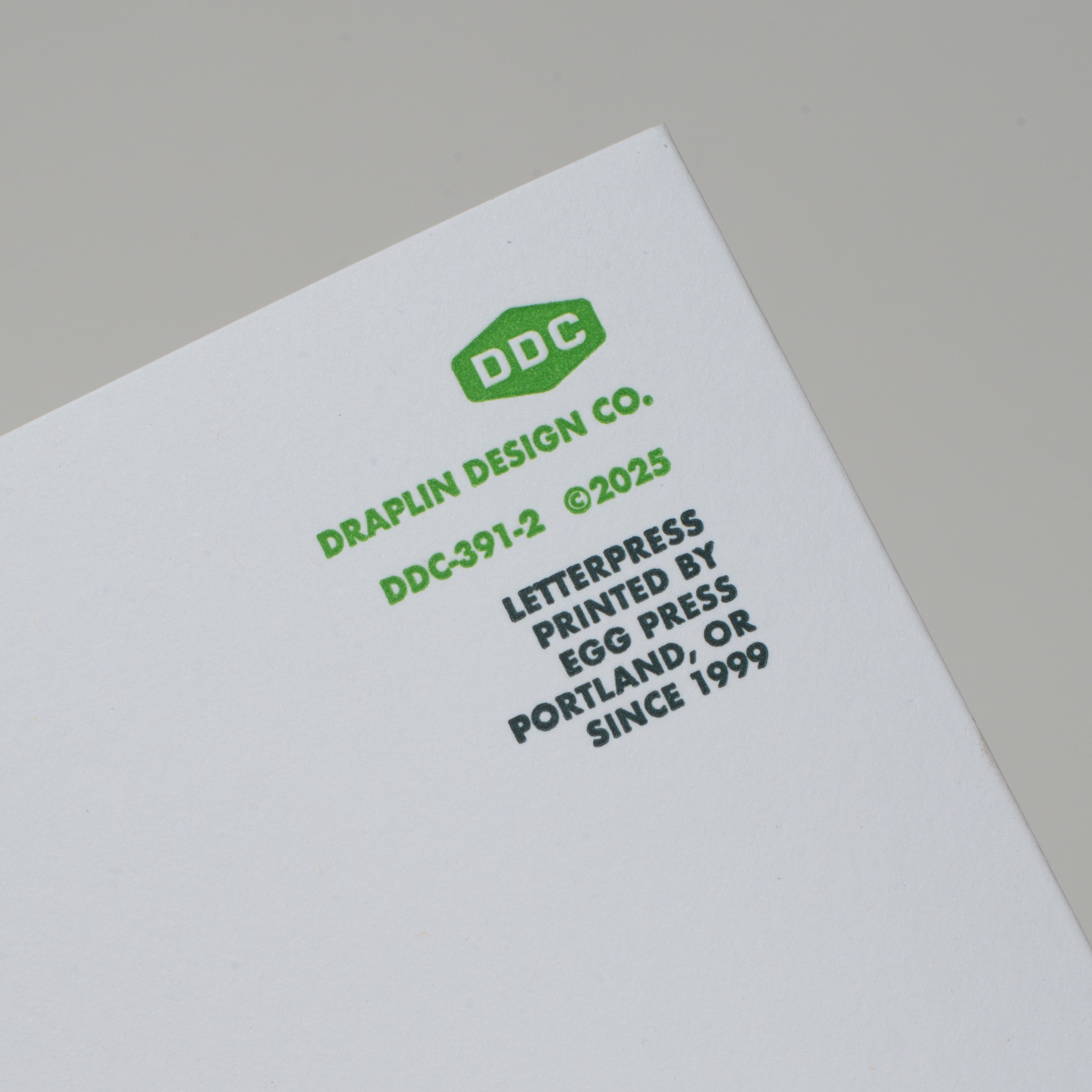 Oregon State Letterpress Greeting Card