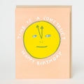 Funny Time Birthday Letterpress Greeting Card