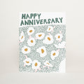 Happy Anniversary Meadow Letterpress Greeting Card