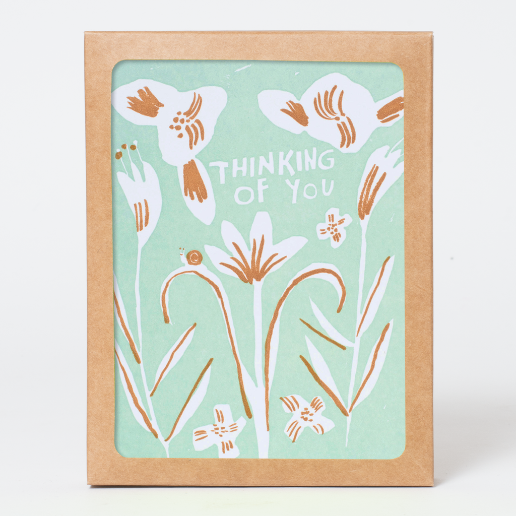 Thinking of You Lilies Greeting Card Box Set