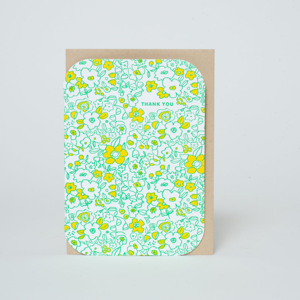 Calico Floral Thank You Card Boxed Set