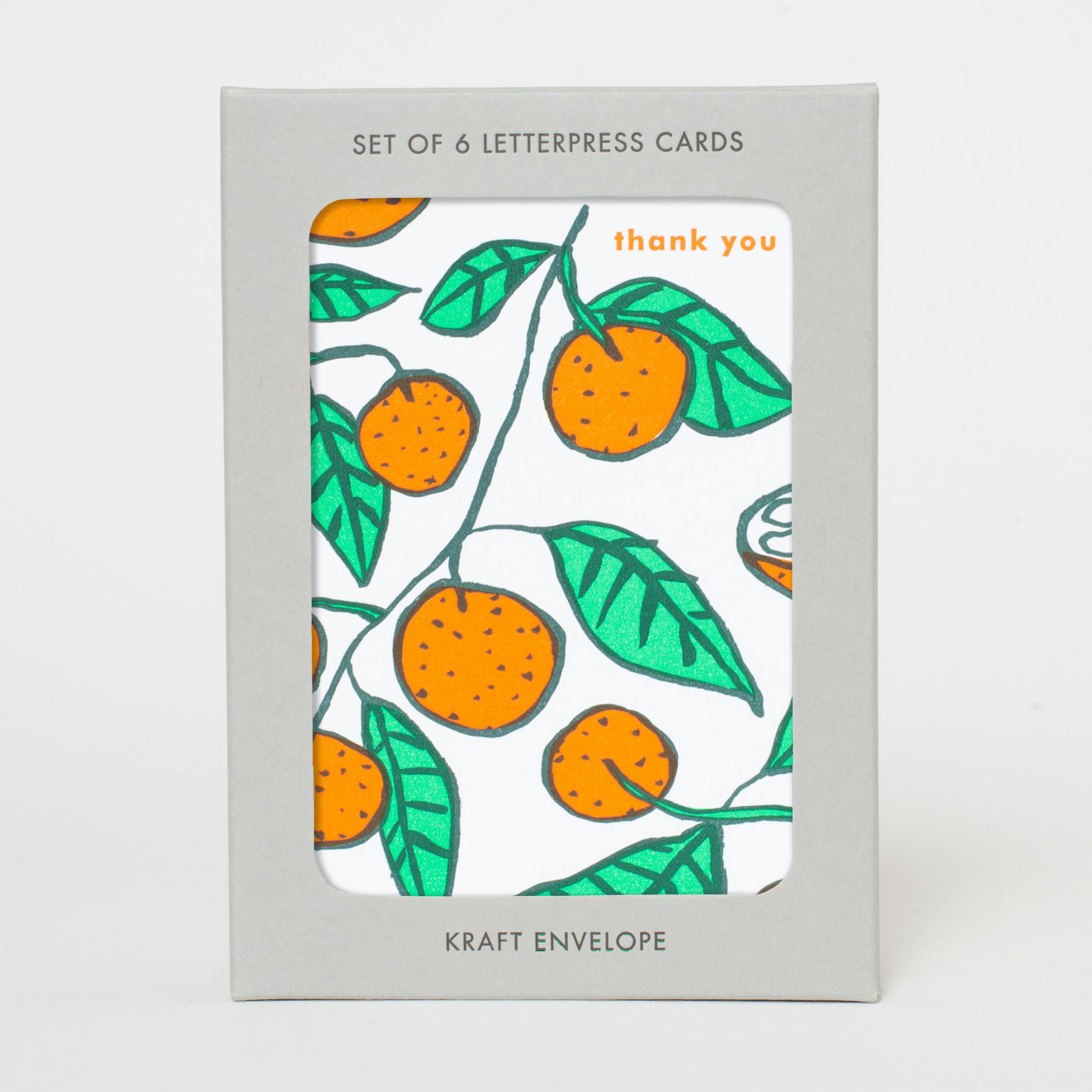 Citrus Thank You Greeting Card Box Set