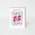 You Rule Mom Card Punny Letterpress Greeting Card