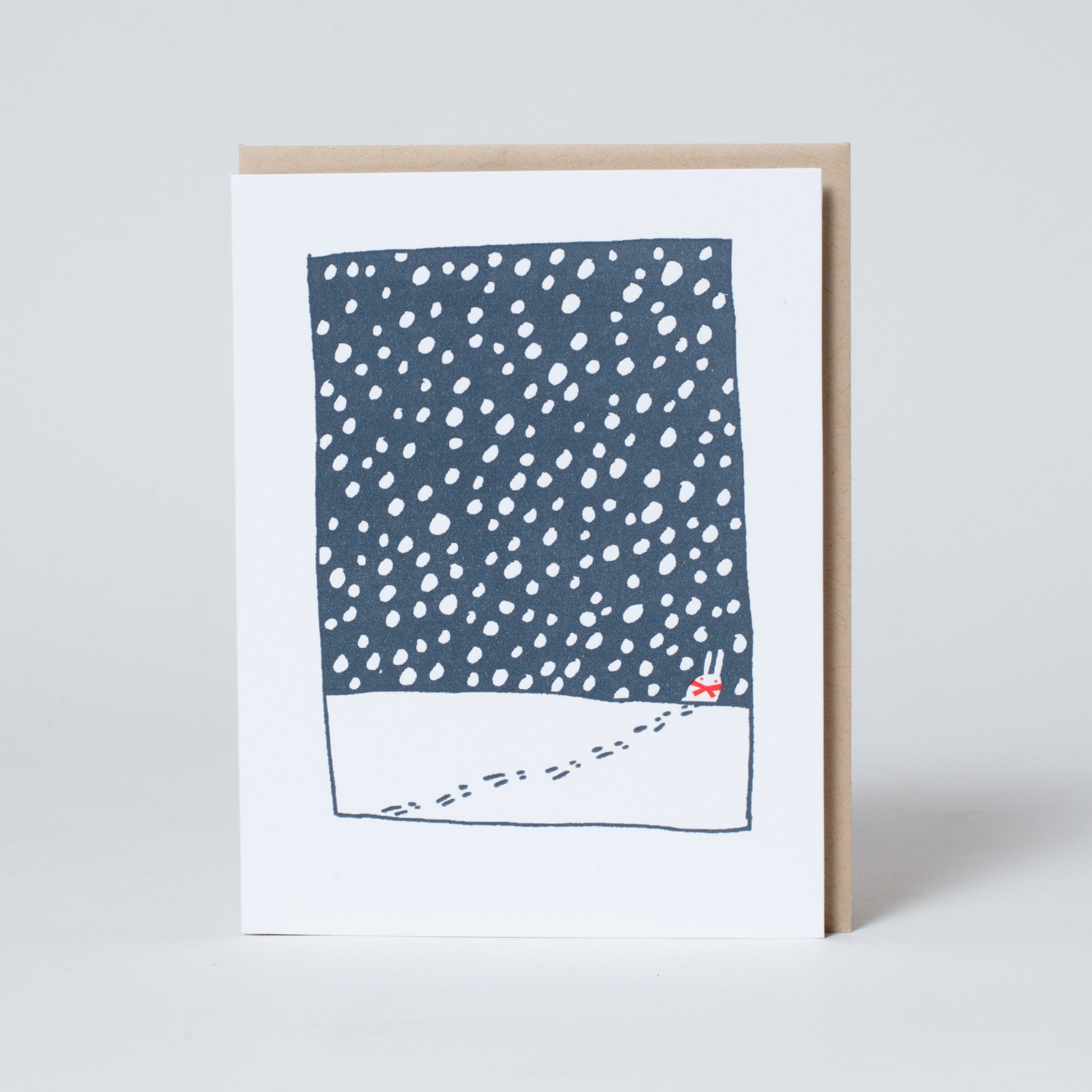 Snowy Walk Holiday Card