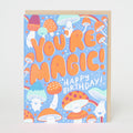 Magic Mushroom Birthday Letterpress Greeting Card