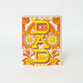 Groovy Father's Day Letterpress Greeting Card