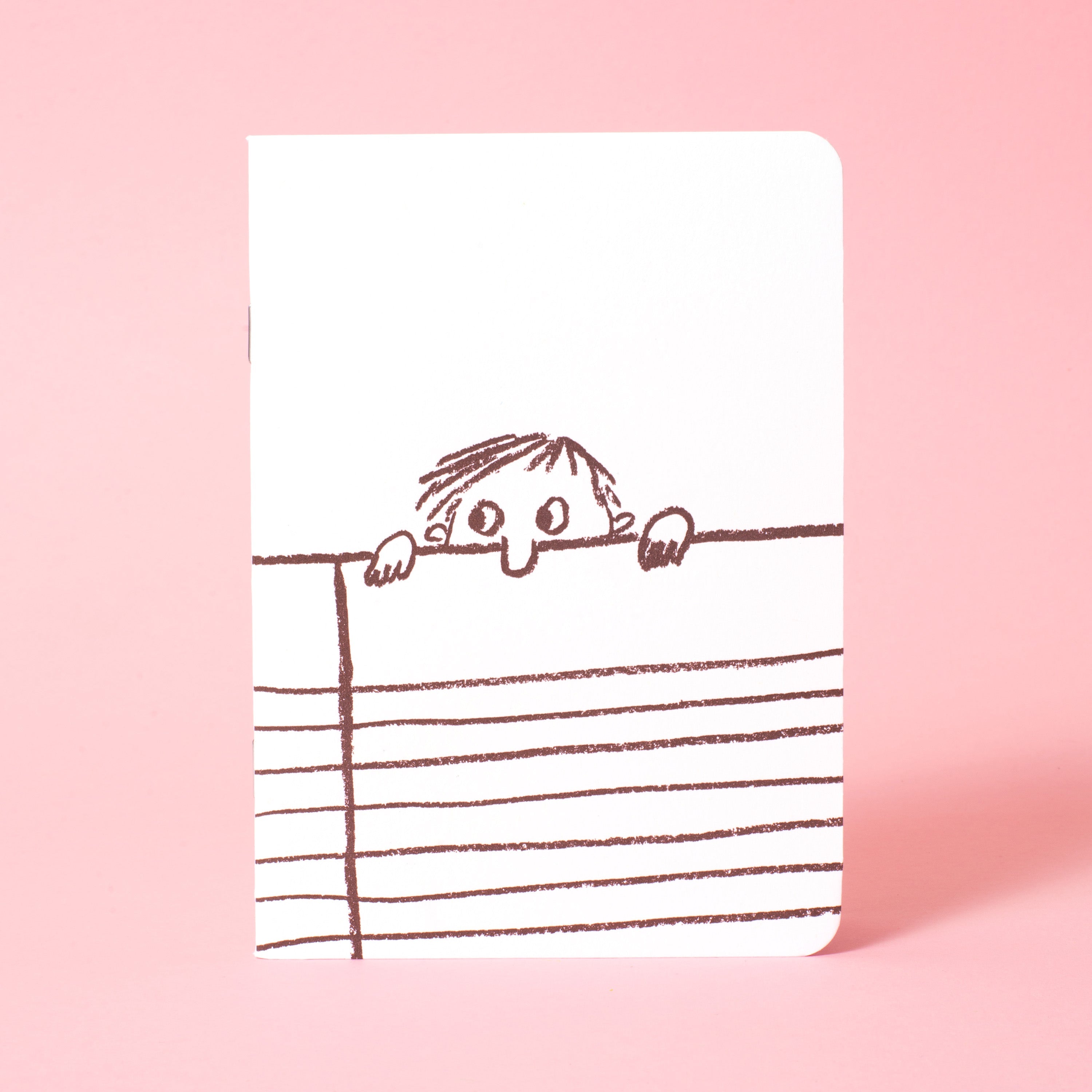 B6 Softcover Blank Notebook - Nosey Guy