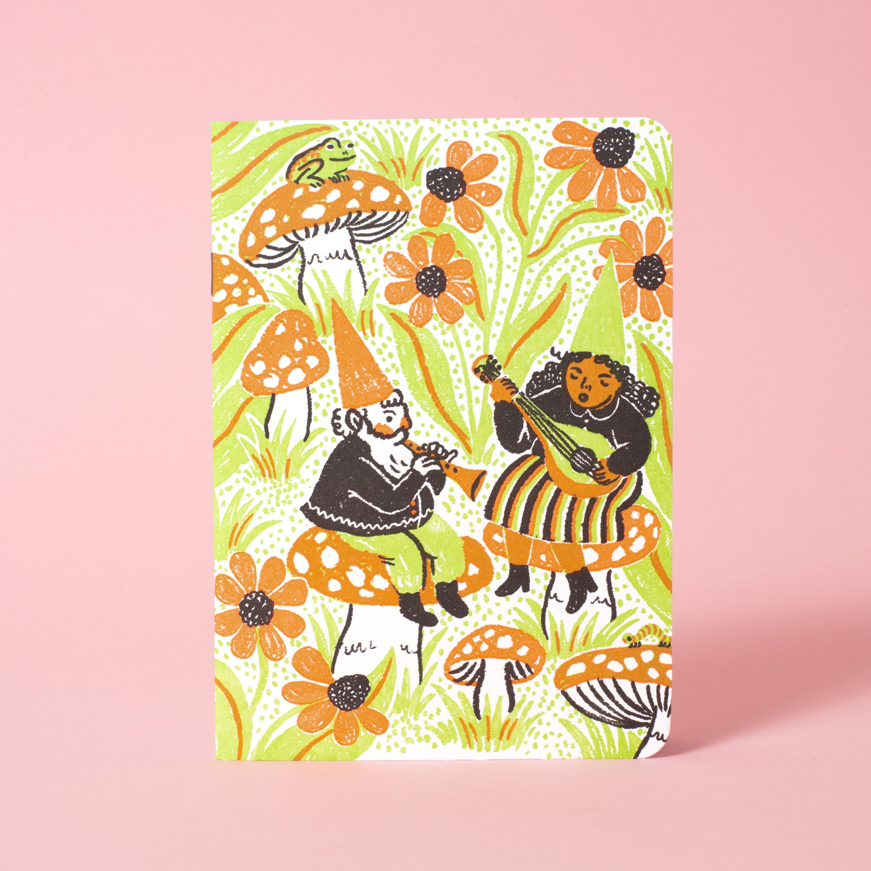 B6 Softcover Blank Notebook - Gnome Band