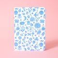 B6 Softcover Blank Notebook - Solstice Pattern