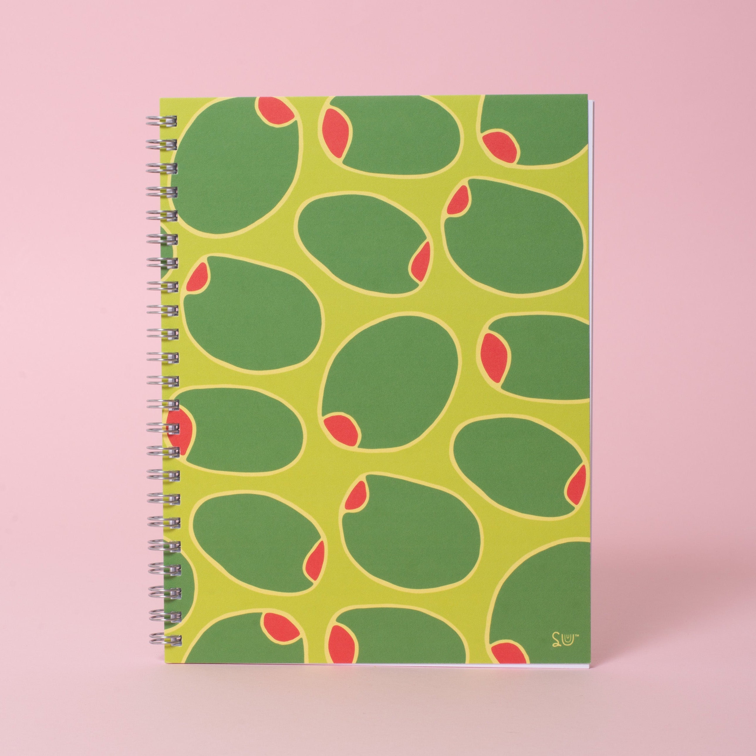 Olives 6x8" Spiral Notebook Blank