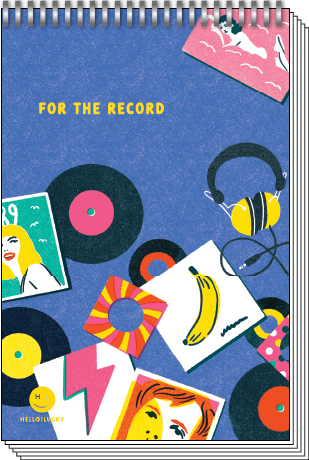 For The Record 4x6" Spiral Notebook Blank