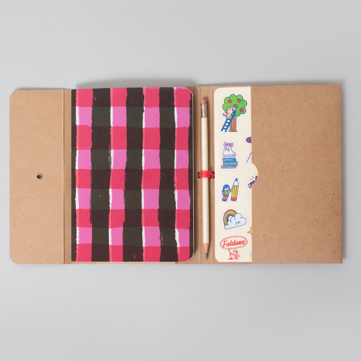 Foldeeo Notebook Folio B6 Big Gingham