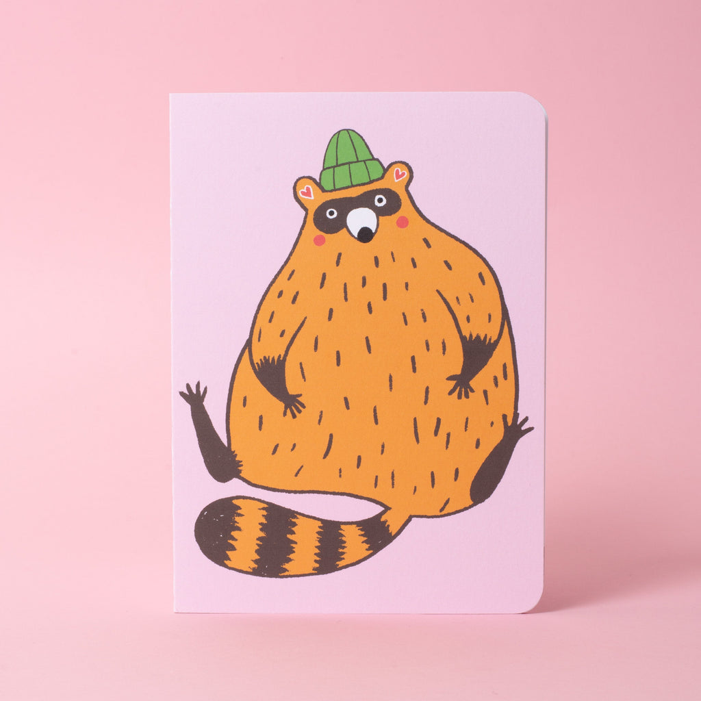 Foldeeo Notebook Folio B6 Fat Raccoon
