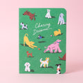 Dog Park Chasing Dreams B6 Blank Notebook