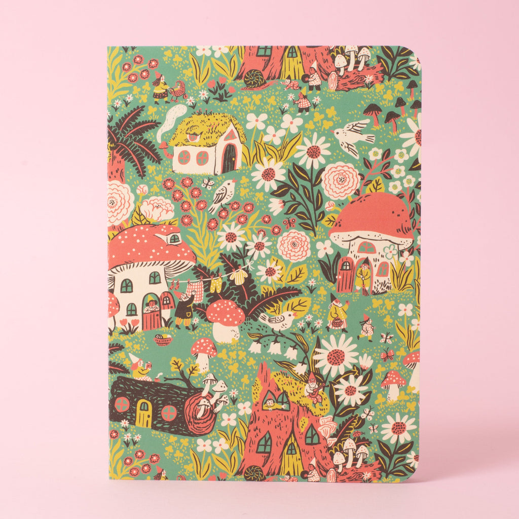 Gnome Village B6 Blank Notebook