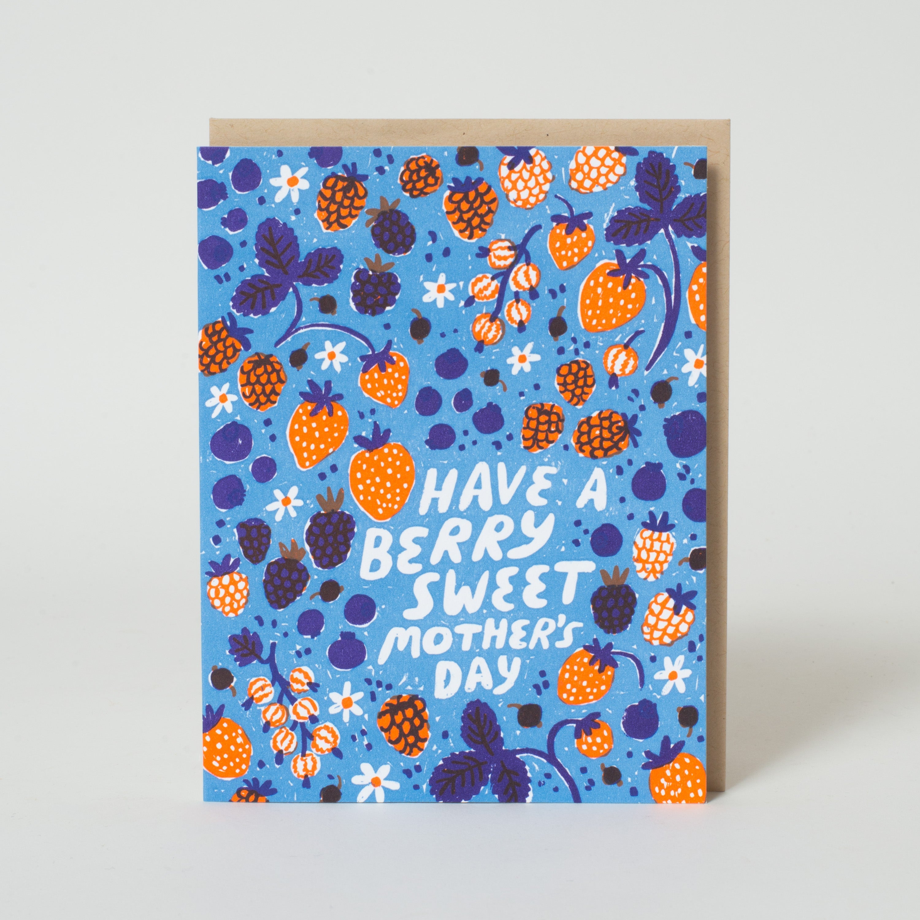 Berry Sweet Mother's Day Letterpress Greeting Card