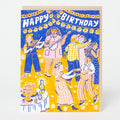 Birthday Barn Dance Letterpress Greeting Card