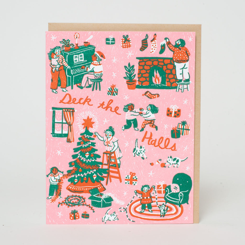 Deck The Halls Holiday Card
