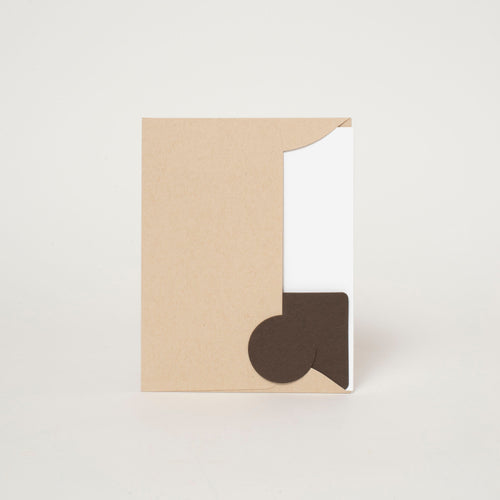 Love You Floral Calico Letterpress Greeting Card