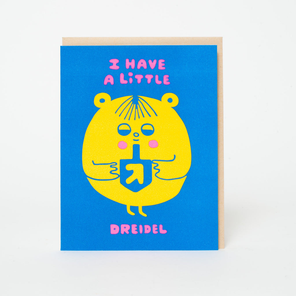 Dreidel Friend Hanukkah Card
