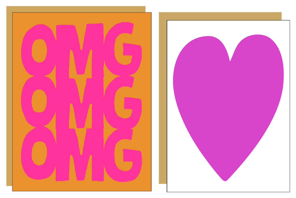 Write Me Back! Pen Pal Kit (OMG + Heart)