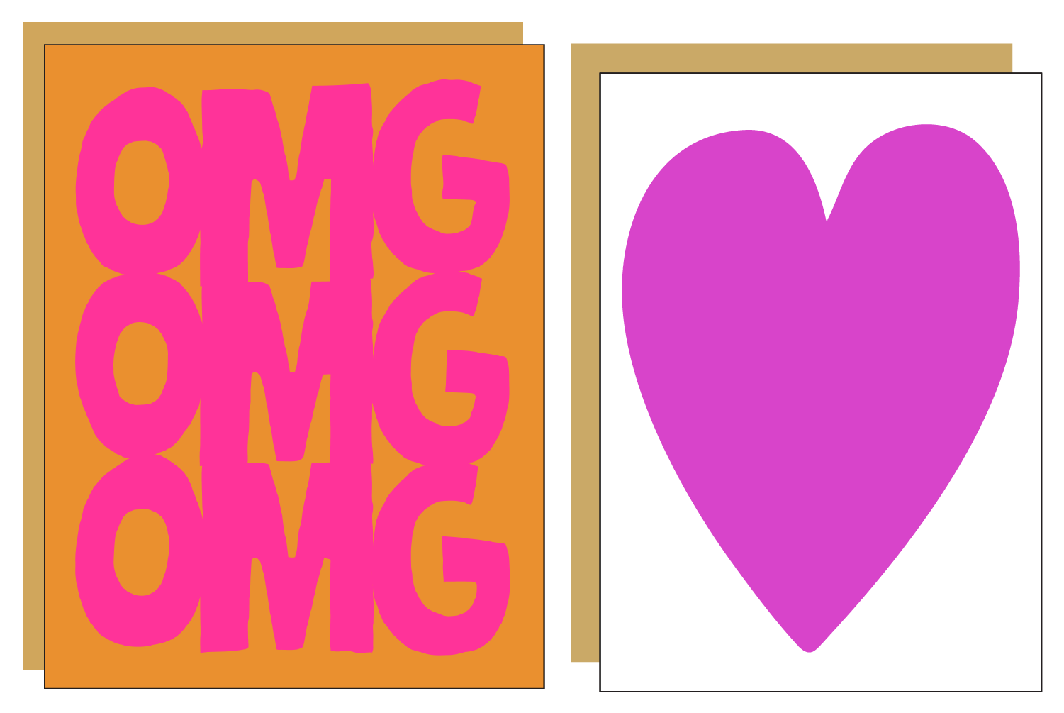 Write Me Back! Pen Pal Kit (OMG + Heart)