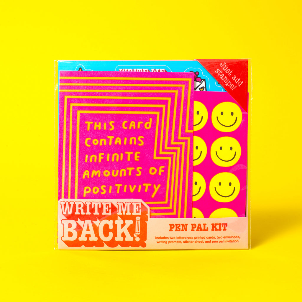 Write Me Back! Pen Pal Kit (Infinite Positivity + Smiles)