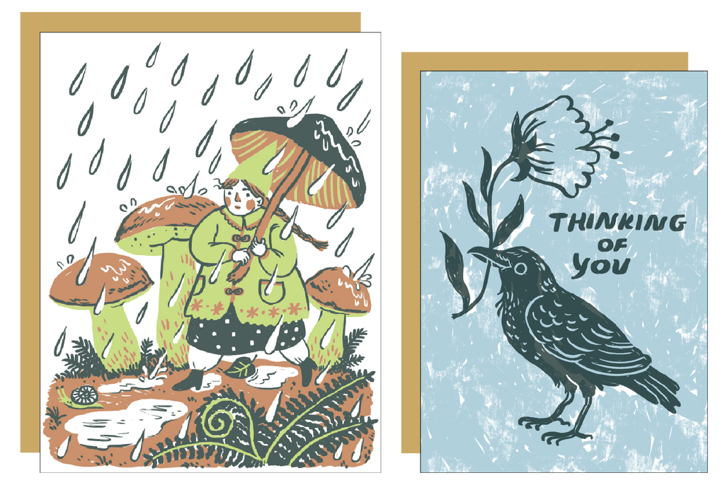 Write Me Back! Pen Pal Kit (Rain Walk + Crow)