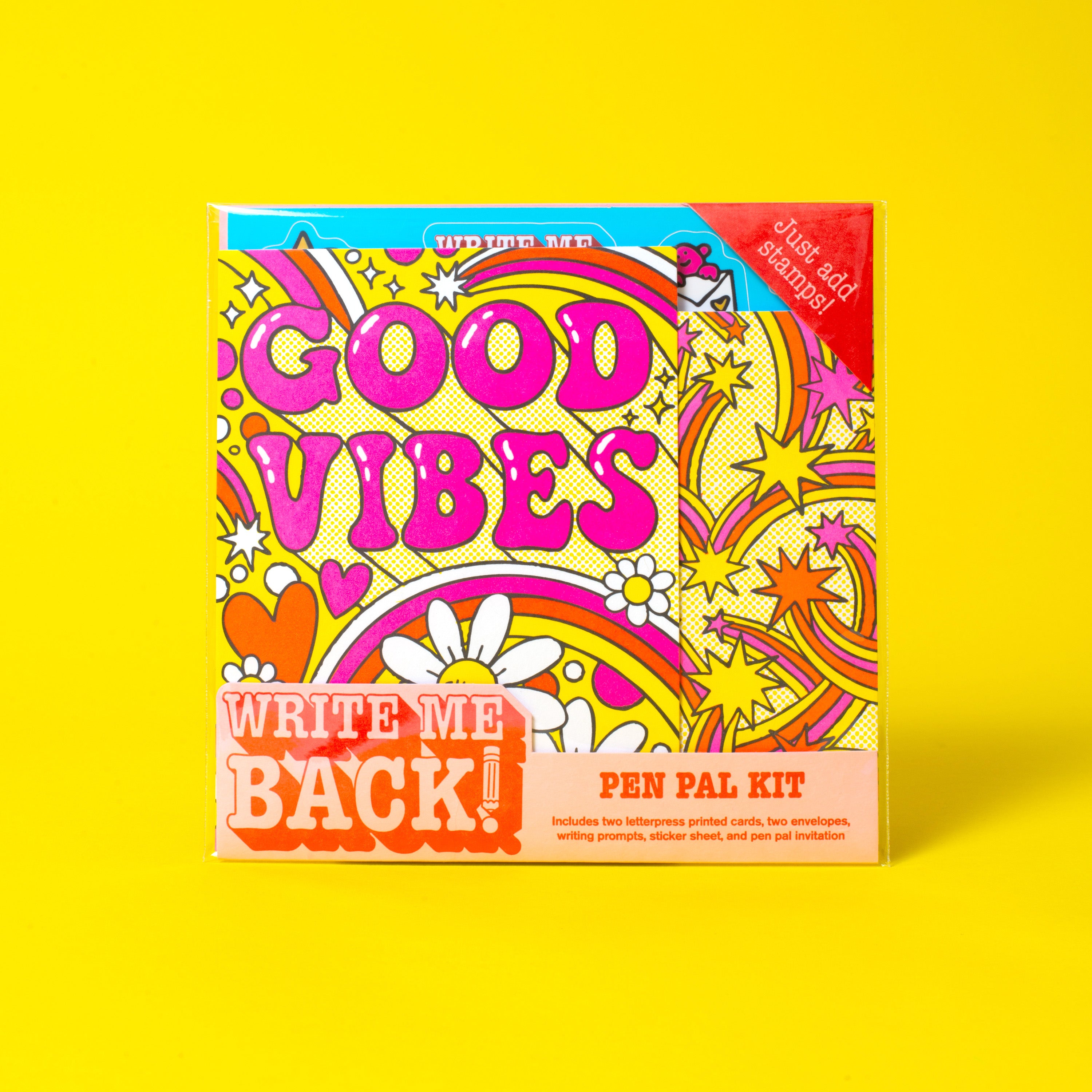 Write Me Back! Pen Pal Kit (Good Vibes)