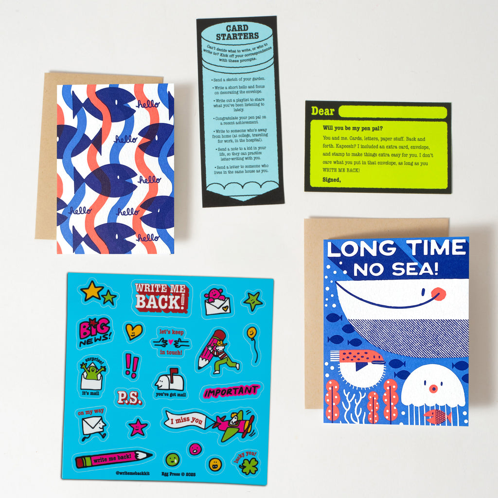 Write Me Back! Pen Pal Kit (Long Time No Sea)
