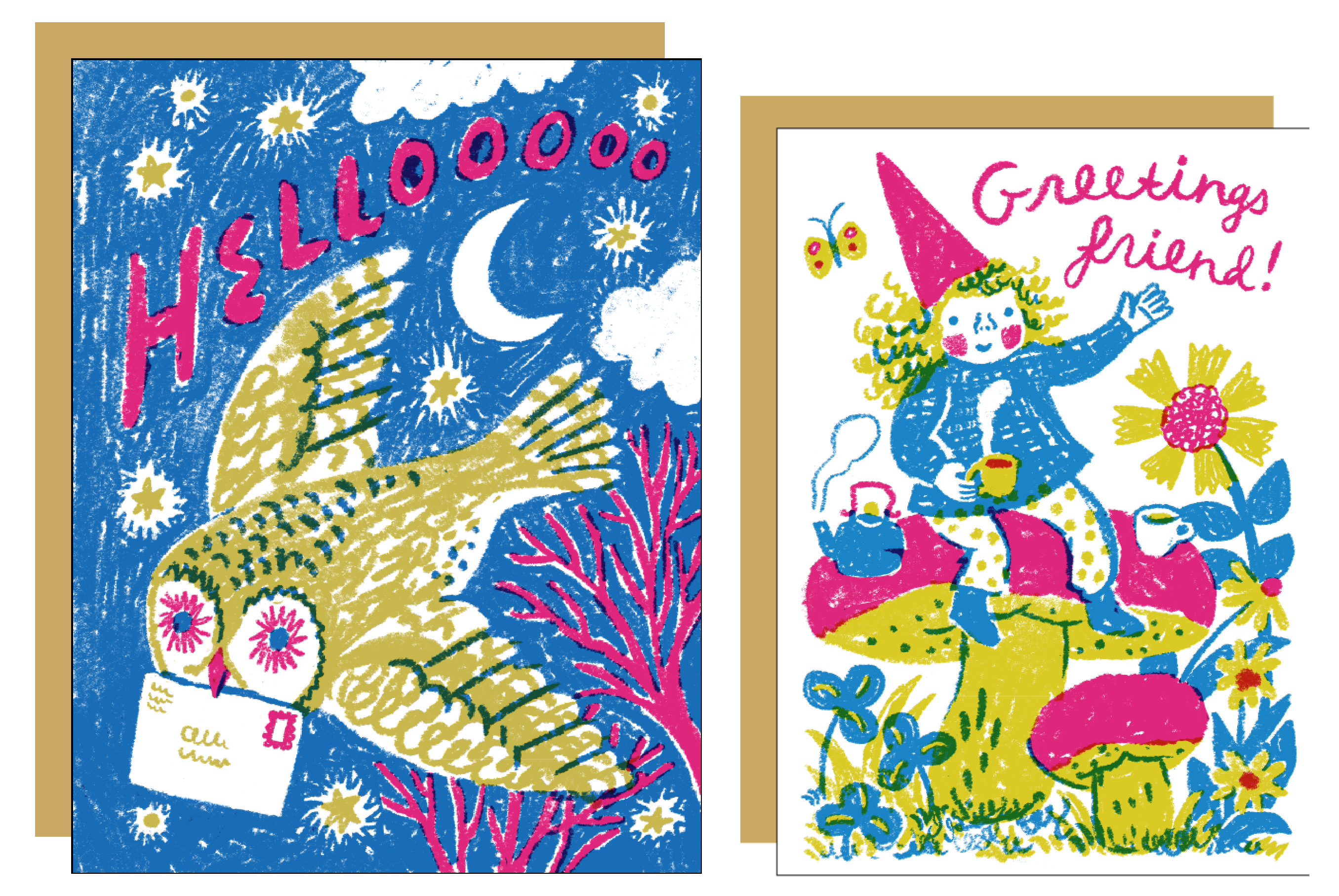 Write Me Back! Pen Pal Kit (Owl + Greetings Friend)