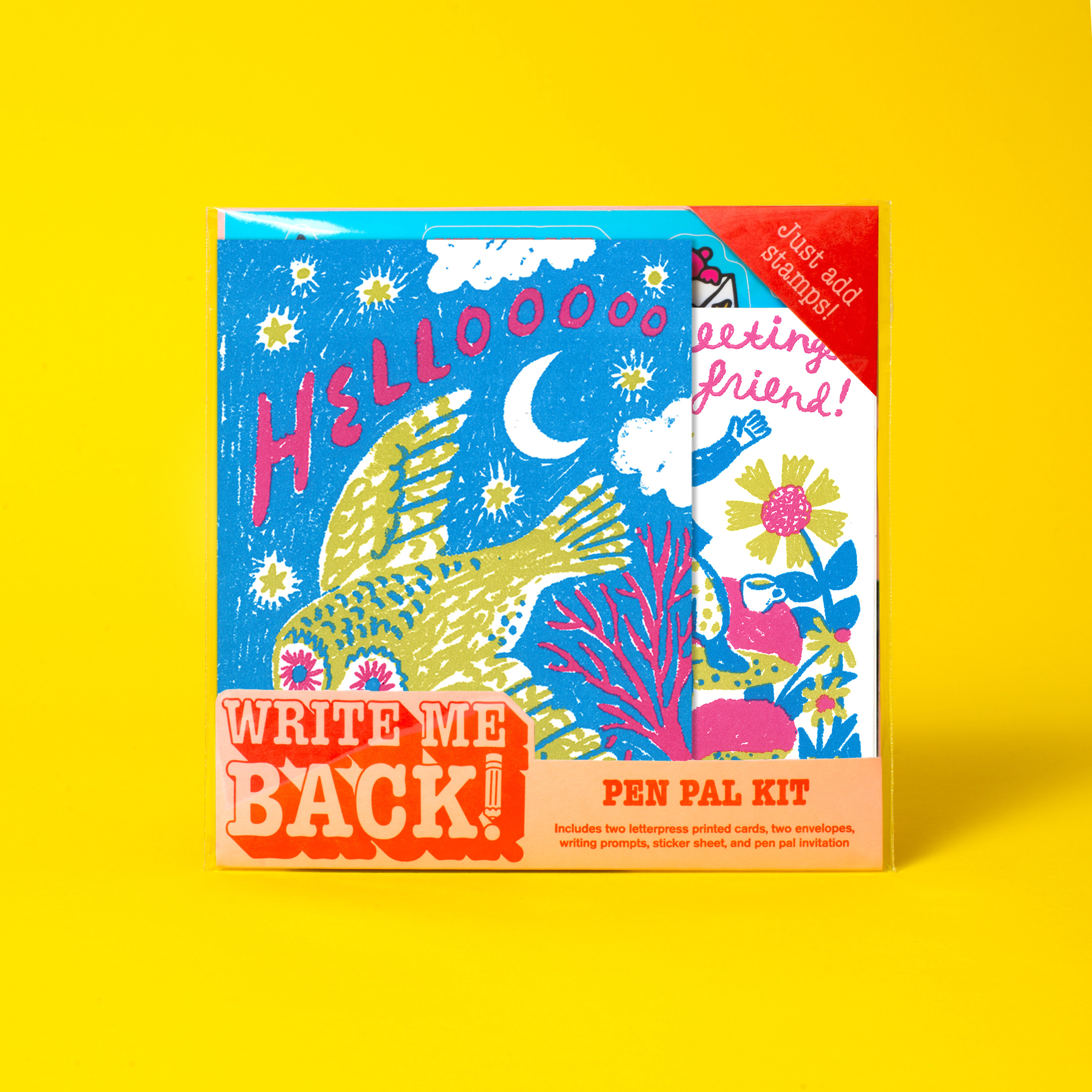 Write Me Back! Pen Pal Kit (Owl + Greetings Friend)