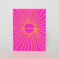 Congrats Sunbeam Letterpress Greeting Card
