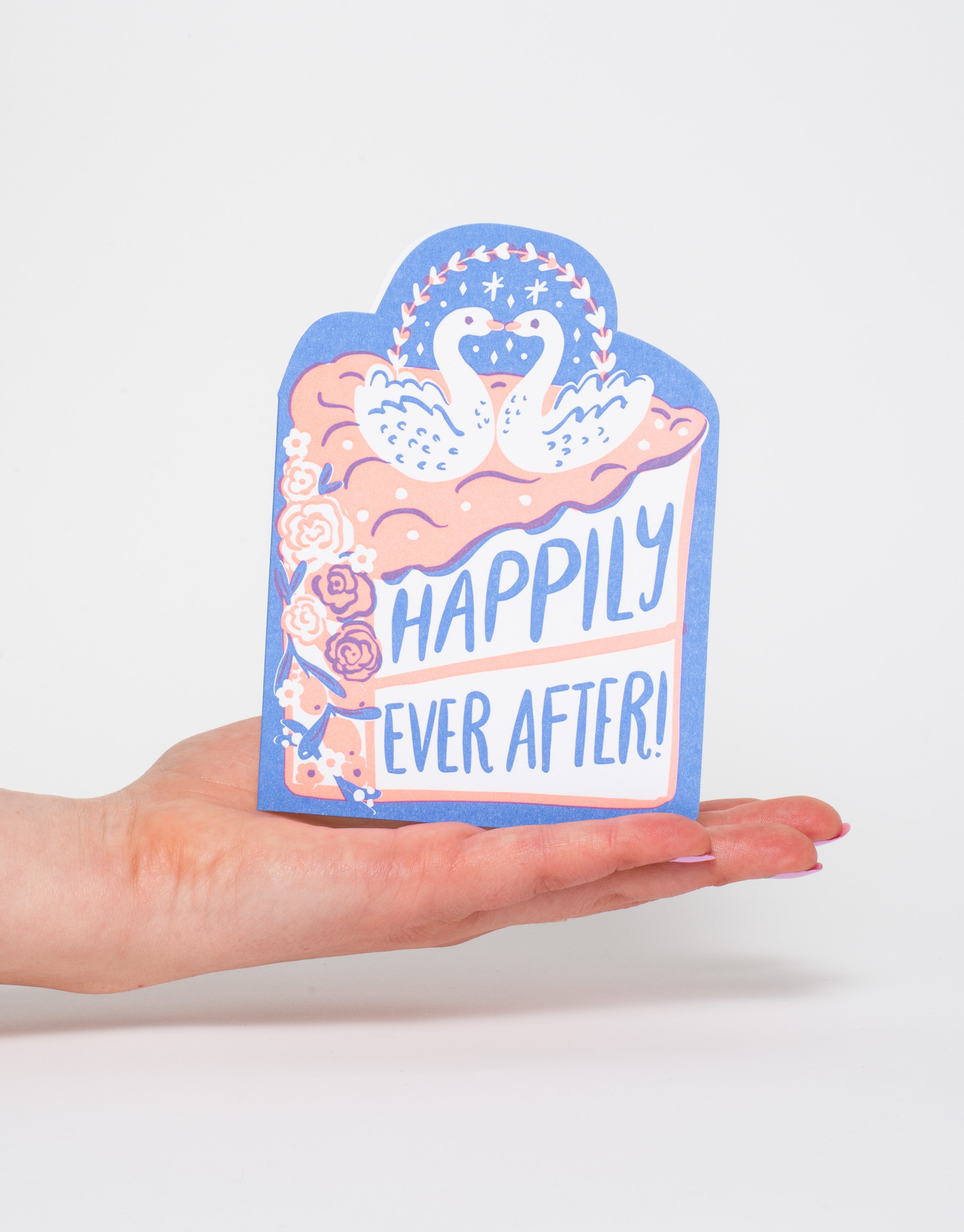 Wedding Cake Letterpress Greeting Card