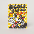 Bad Wolf Birthday Letterpress Greeting Card