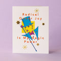 Queer Magic Power Letterpress Greeting Card