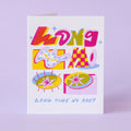 Long Time Letterpress Greeting Card