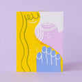 Big Hug Letterpress Greeting Card