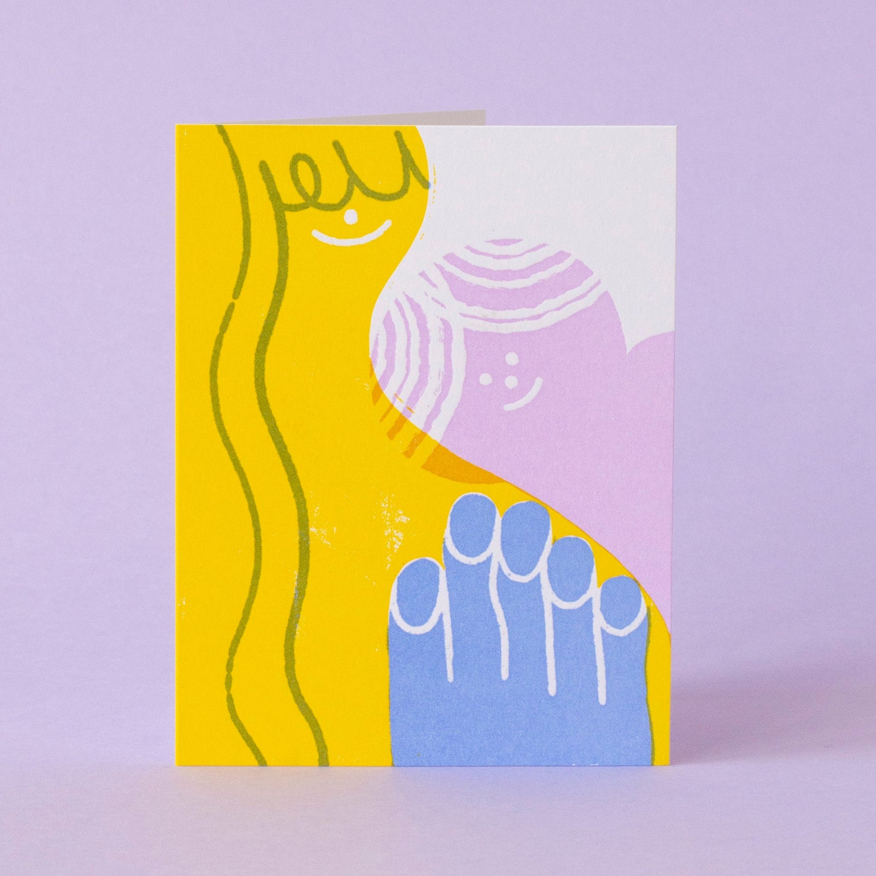 Big Hug Letterpress Greeting Card